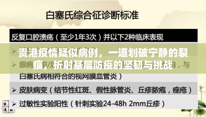 贵港疫情疑似病例，一道划破宁静的裂痕，折射基层防疫的坚韧与挑战