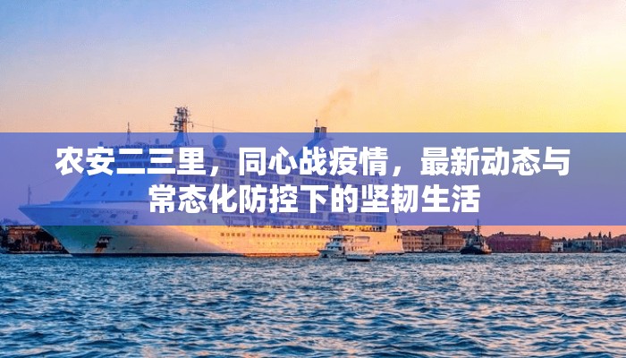 农安二三里，同心战疫情，最新动态与常态化防控下的坚韧生活