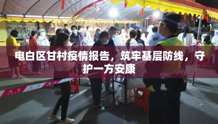 电白区甘村疫情报告，筑牢基层防线，守护一方安康