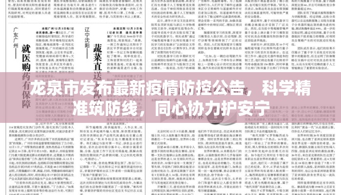 龙泉市发布最新疫情防控公告，科学精准筑防线，同心协力护安宁
