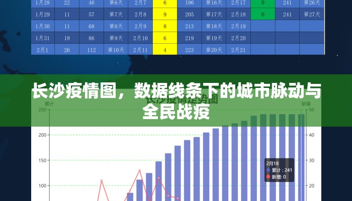 长沙疫情图，数据线条下的城市脉动与全民战疫