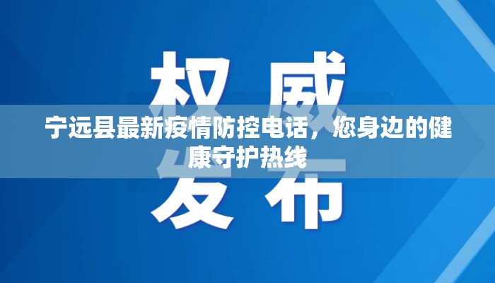 宁远县最新疫情防控电话，您身边的健康守护热线