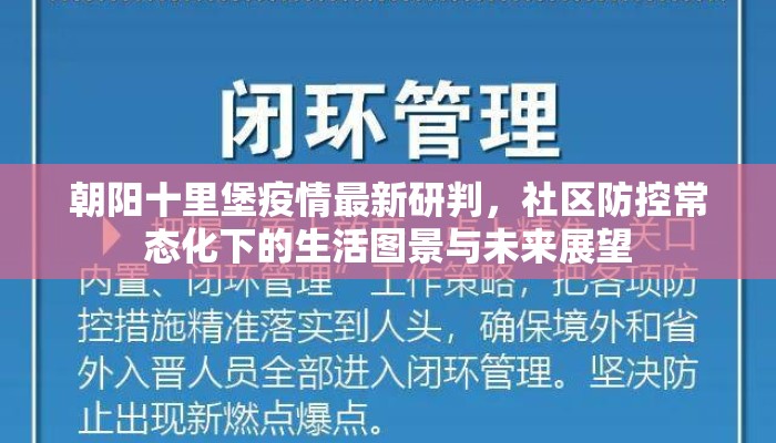 朝阳十里堡疫情最新研判，社区防控常态化下的生活图景与未来展望
