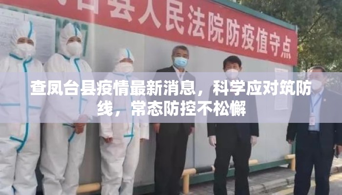查凤台县疫情最新消息，科学应对筑防线，常态防控不松懈