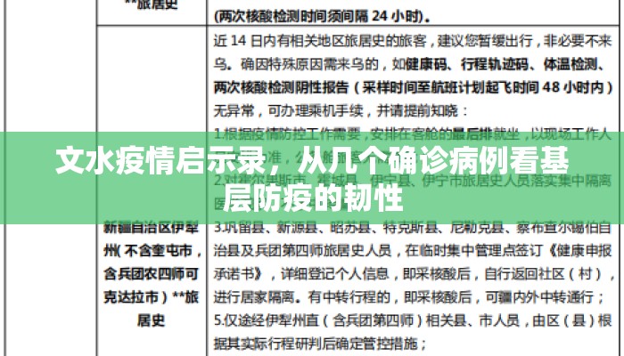 文水疫情启示录，从几个确诊病例看基层防疫的韧性
