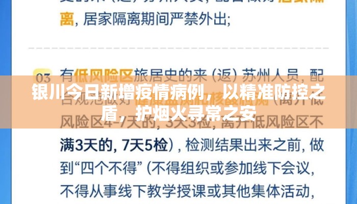 银川今日新增疫情病例，以精准防控之盾，护烟火寻常之安