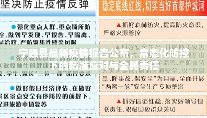 宁强县最新疫情报告公布，常态化防控下的精准应对与全民责任