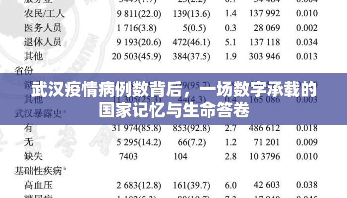 武汉疫情病例数背后，一场数字承载的国家记忆与生命答卷