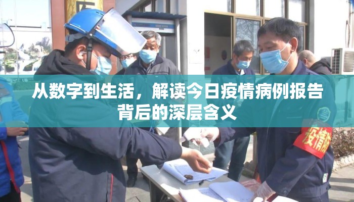 从数字到生活，解读今日疫情病例报告背后的深层含义