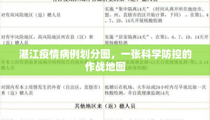 湛江疫情病例划分图，一张科学防控的作战地图