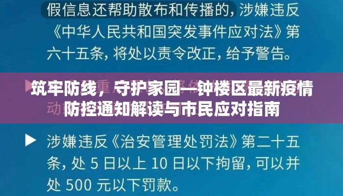 筑牢防线，守护家园—钟楼区最新疫情防控通知解读与市民应对指南