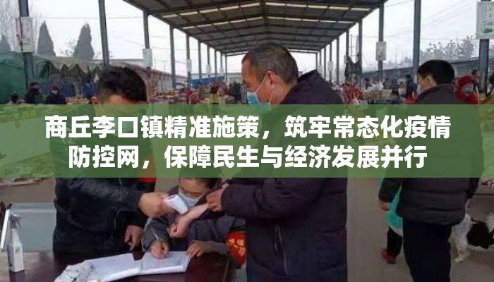商丘李口镇精准施策，筑牢常态化疫情防控网，保障民生与经济发展并行