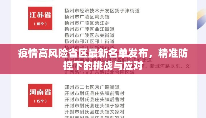 疫情高风险省区最新名单发布，精准防控下的挑战与应对