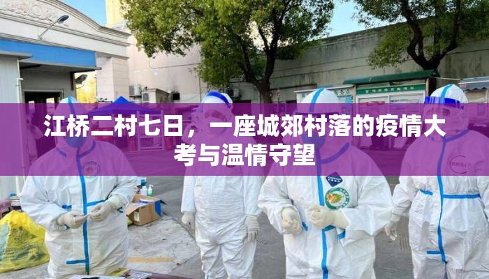 江桥二村七日，一座城郊村落的疫情大考与温情守望