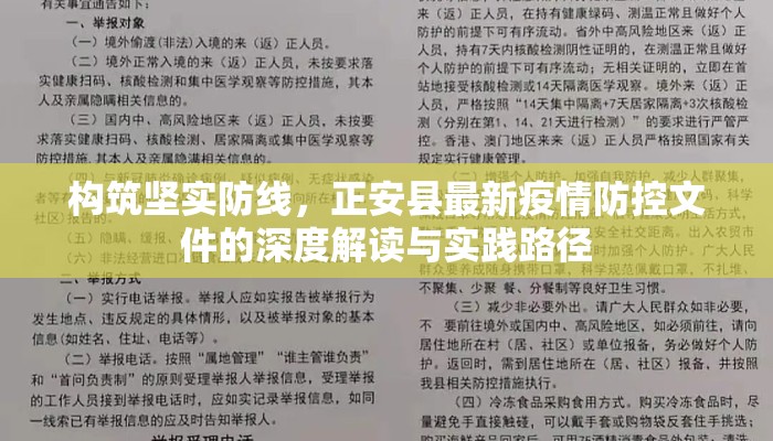 构筑坚实防线，正安县最新疫情防控文件的深度解读与实践路径