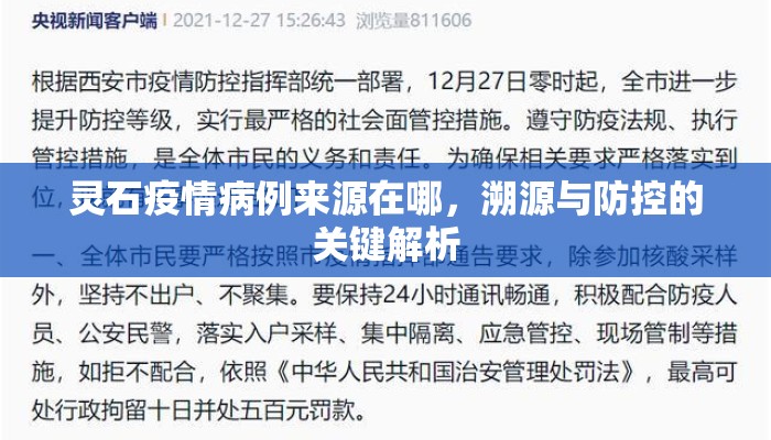 灵石疫情病例来源在哪，溯源与防控的关键解析