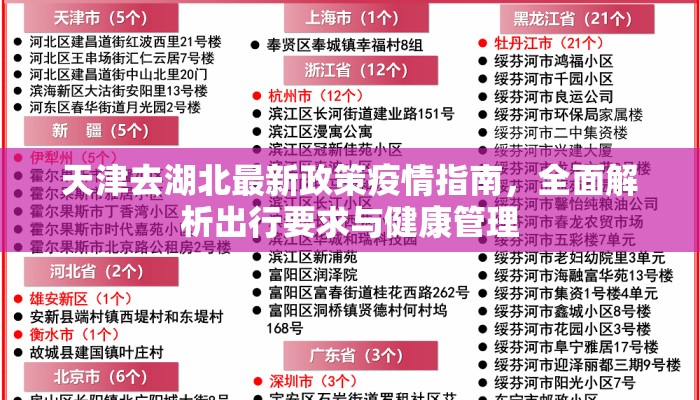 天津去湖北最新政策疫情指南，全面解析出行要求与健康管理
