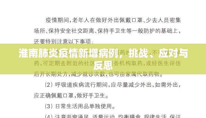 淮南肺炎疫情新增病例，挑战、应对与反思