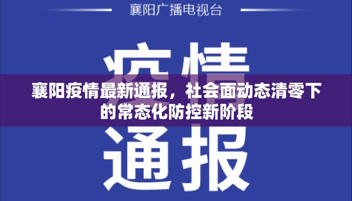 襄阳疫情最新通报，社会面动态清零下的常态化防控新阶段