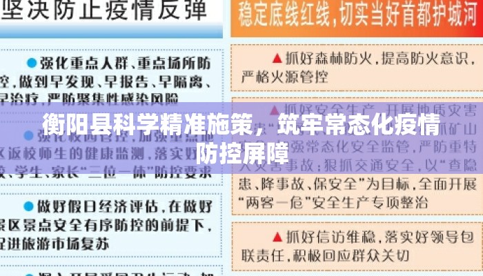 衡阳县科学精准施策，筑牢常态化疫情防控屏障
