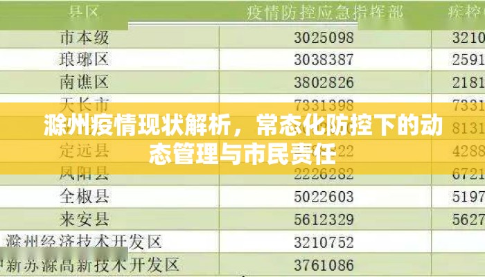 滁州疫情现状解析，常态化防控下的动态管理与市民责任