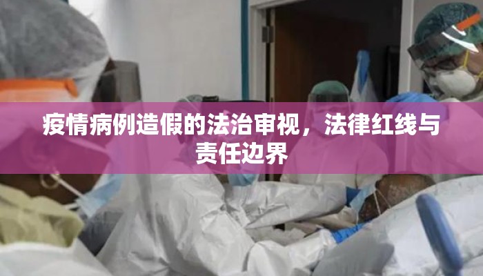 疫情病例造假的法治审视，法律红线与责任边界