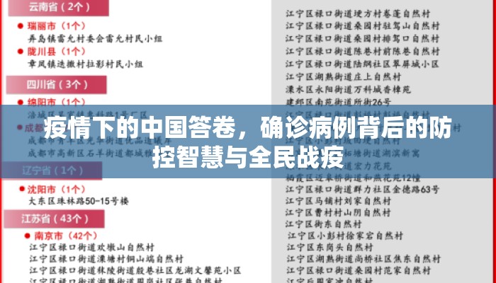疫情下的中国答卷，确诊病例背后的防控智慧与全民战疫