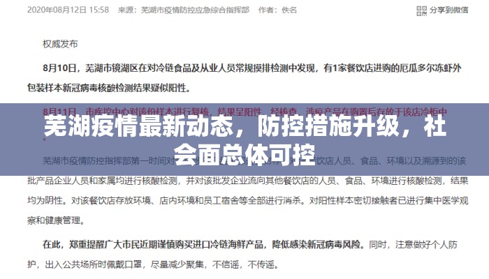 芜湖疫情最新动态，防控措施升级，社会面总体可控