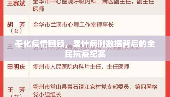 奉化疫情回顾，累计病例数据背后的全民抗疫纪实