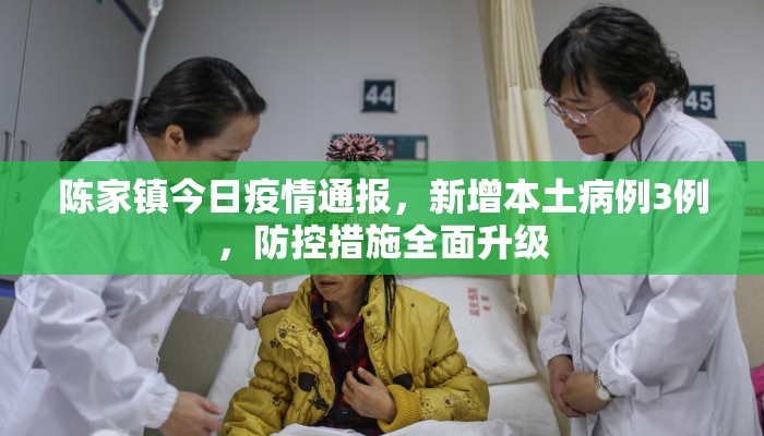 陈家镇今日疫情通报，新增本土病例3例，防控措施全面升级