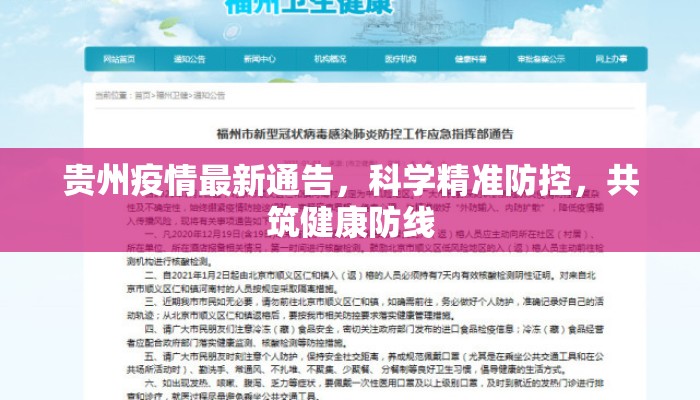 贵州疫情最新通告，科学精准防控，共筑健康防线