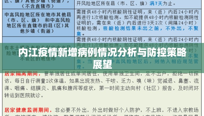 内江疫情新增病例情况分析与防控策略展望