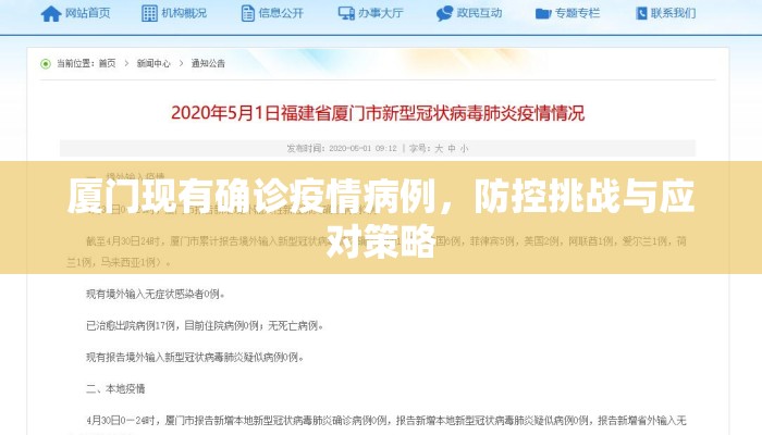 厦门现有确诊疫情病例，防控挑战与应对策略
