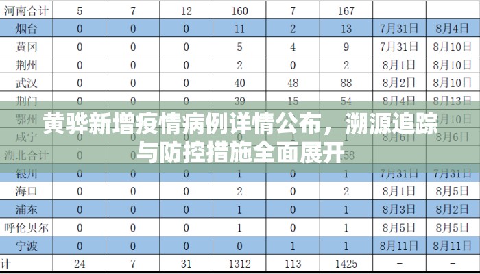 黄骅新增疫情病例详情公布，溯源追踪与防控措施全面展开
