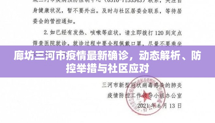 廊坊三河市疫情最新确诊，动态解析、防控举措与社区应对