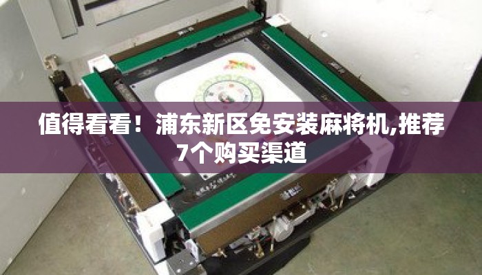值得看看!浦东新区免安装麻将机,推荐7个购买渠道 值得看看!浦东新区免安装麻将机,推荐7个购买渠道