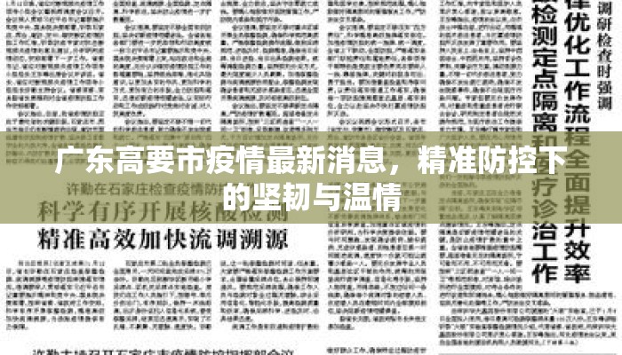 广东高要市疫情最新消息,精准防控下的坚韧与温情 广东高要市疫情最新消息,精准防控下的坚韧与温情
