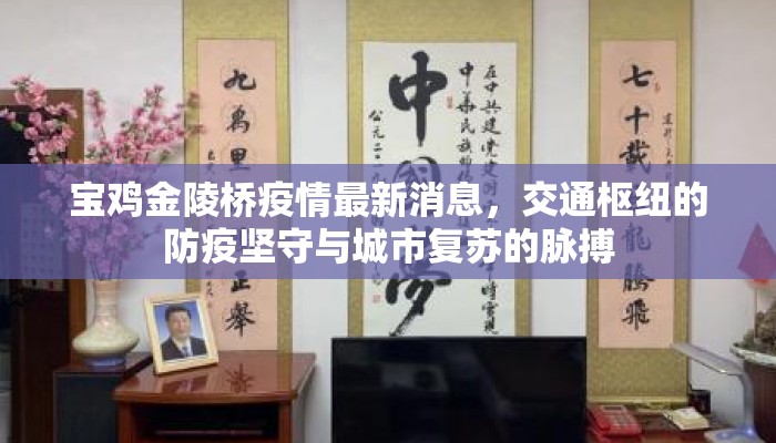 宝鸡金陵桥疫情最新消息,交通枢纽的防疫坚守与城市复苏的脉搏 宝鸡金陵桥疫情最新消息,交通枢纽的防疫坚守与城市复苏的脉搏