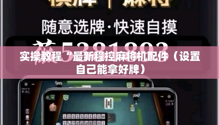 实操教程“最新程控麻将机配件（设置自己能拿好牌）
