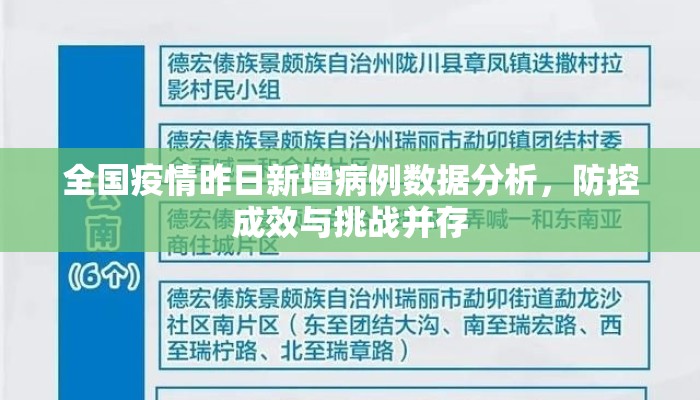 全国疫情昨日新增病例数据分析，防控成效与挑战并存