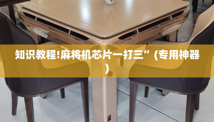 知识教程!麻将机芯片一打三”(专用神器) 知识教程!麻将机芯片一打三”(专用神器)